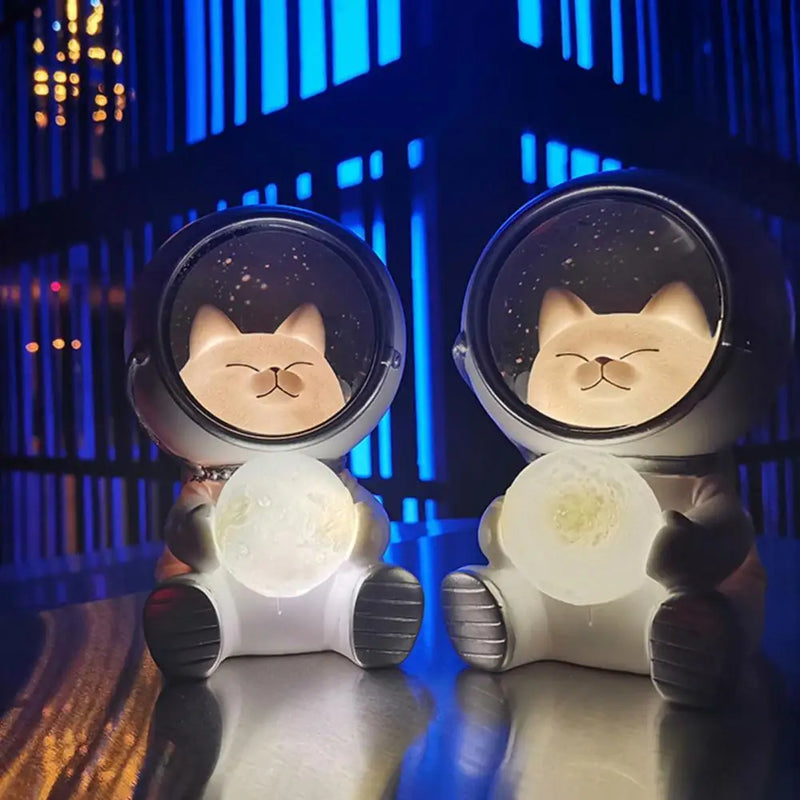 Gato Astronauta Led, para noites mais Fofas e Tranquilas